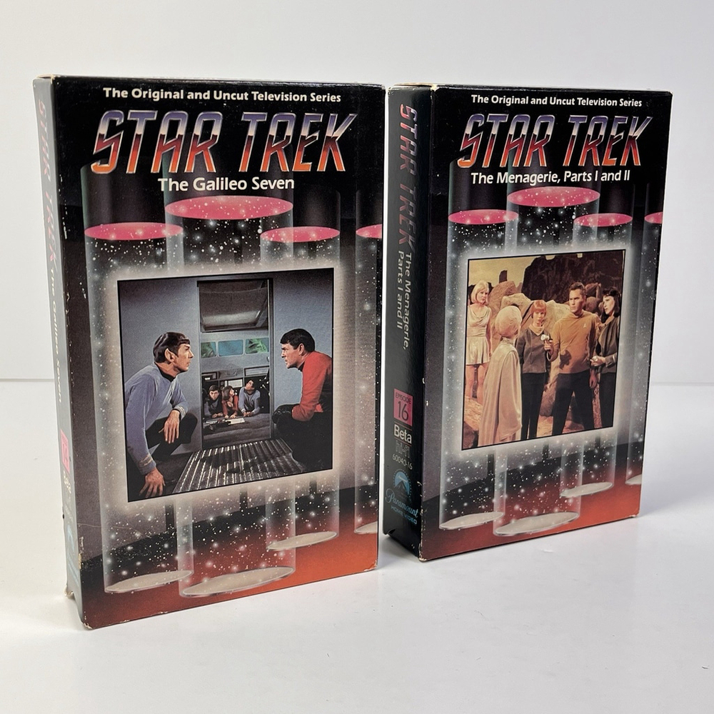 1966 1967 Star Trek Ep. 14 & 16 The Original Television Series Betamax Beta USA